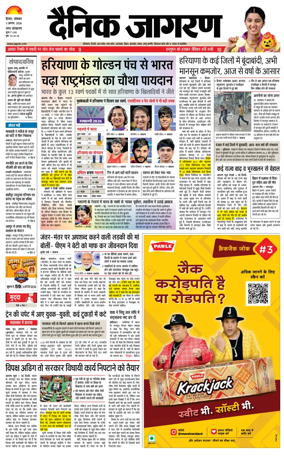 Cover of Dainik Jagran Hisar