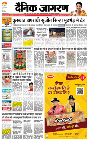 Cover of Dainik Jagran - Ranchi