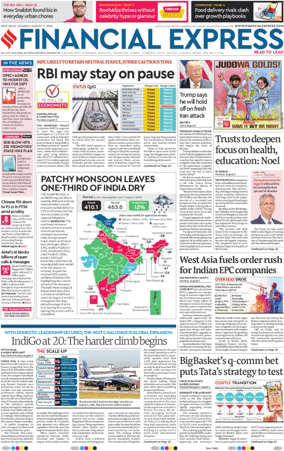 Cover of The Financial Express
