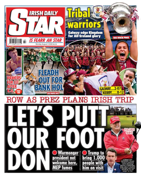 Cover of Irish Daily Star