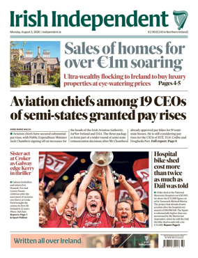 Cover of Irish Independent