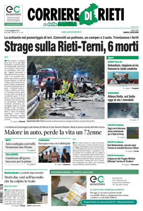 Cover of Corriere di Rieti
