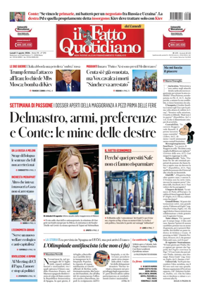 Cover of Il Fatto Quotidiano