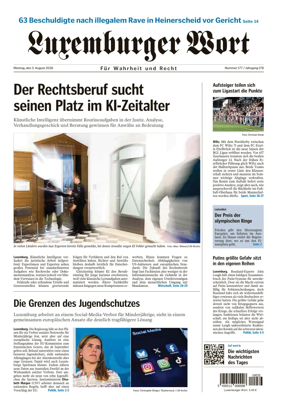 Cover of Luxemburger Wort