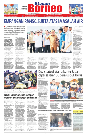 Cover of Utusan Borneo (Sabah)