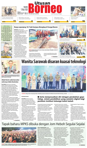 Cover of Utusan Borneo (Sarawak)