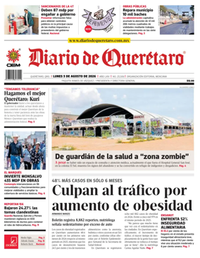 Cover of Diario de Queretaro