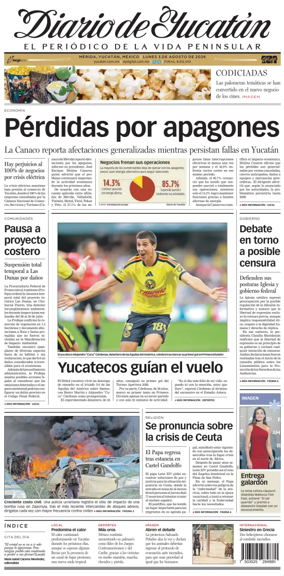 Cover of Diario de Yucatan