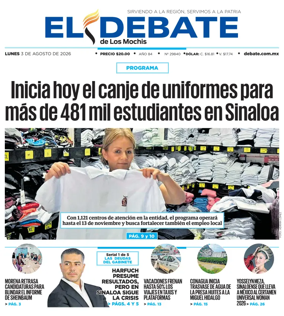 Cover of El Debate de Los Mochis