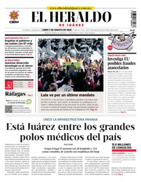 Cover of El Heraldo de Juarez