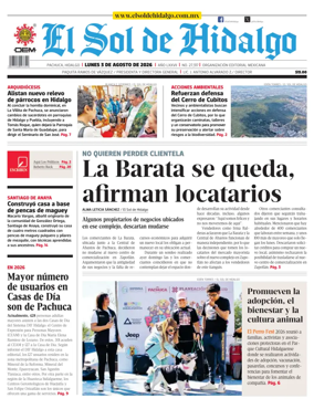 Cover of El Sol de Hidalgo