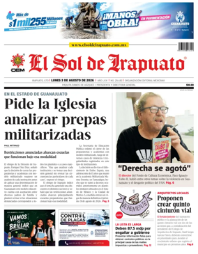 Cover of El Sol de Irapuato