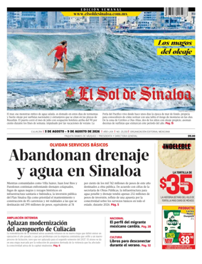 Cover of El Sol de Sinaloa
