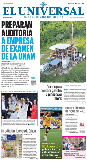Cover of El Universal