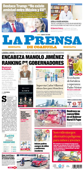 Cover of La Prensa de Coahuila
