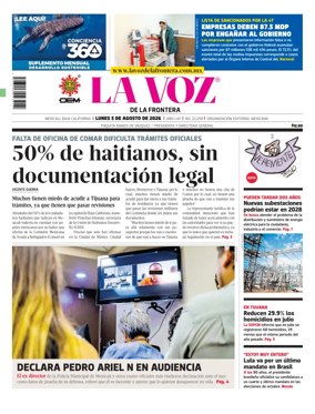 Cover of La Voz de la Frontera