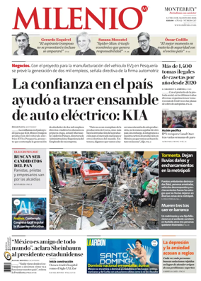 Cover of Milenio Monterrey