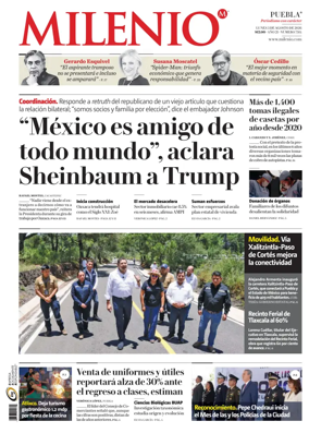 Cover of Milenio Puebla