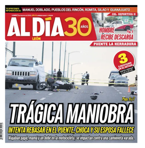 Cover of Periodico Al Dia (Leon)