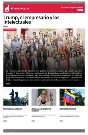 Cover of Sin Embargo Opinion