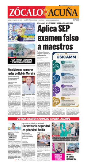 Cover of Zocalo Acuna