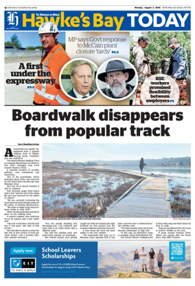 Cover of Hawke's Bay Today