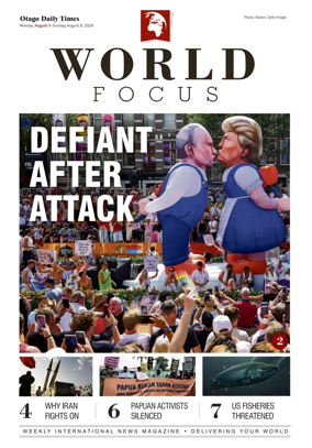 Cover of Otago Daily Times-World Focus