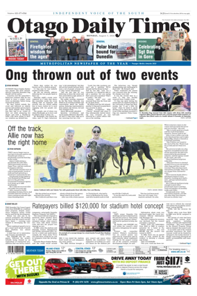 Cover of Otago Daily Times