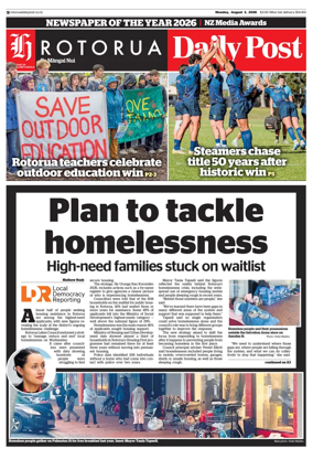 Cover of Rotorua Daily Post