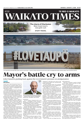 Cover of Waikato Times