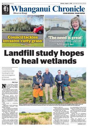 Cover of Whanganui Chronicle