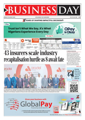 Cover of Business Day (Nigeria)