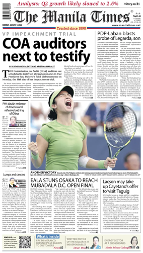 Cover of The Manila Times