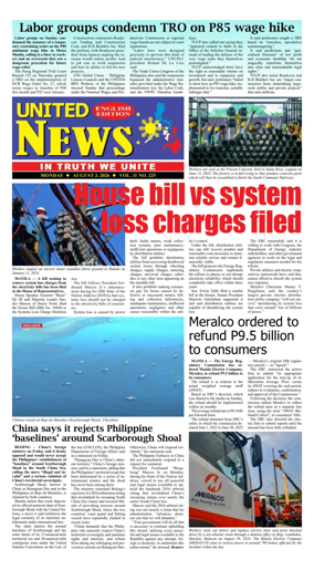 Cover of United News - English Edition