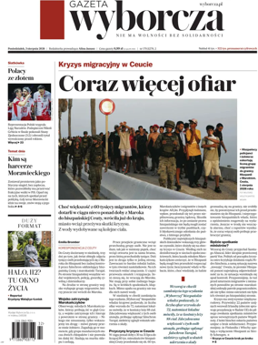 Cover of Gazeta Wyborcza Stoleczna