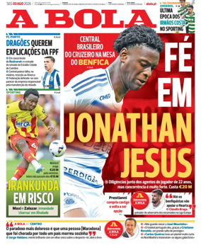 Cover of A BOLA (Portuguese)