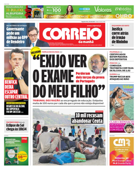 Cover of Correio da Manha