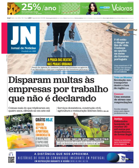 Cover of Jornal de Noticias