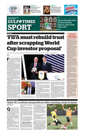 Cover of Gulf Times Sport