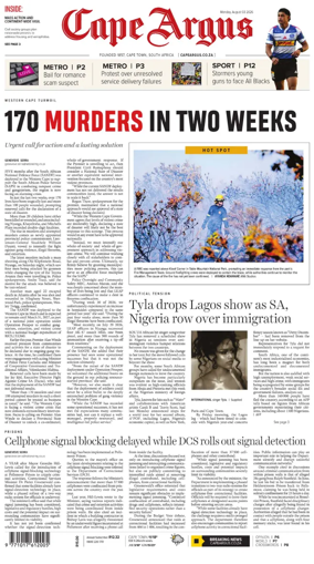 Cover of Cape Argus (PM Edition)