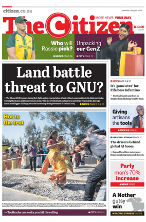 Cover of The Citizen (KZN)