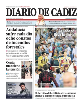 Cover of Diario de Cadiz