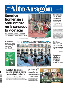 Cover of Diario del Alto Aragon
