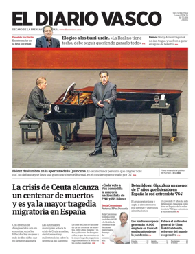Cover of Diario Vasco (Tolosa-Goierri)