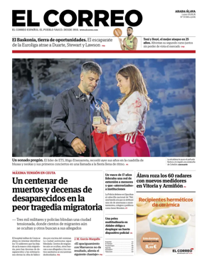 Cover of EL Correo (Alava)