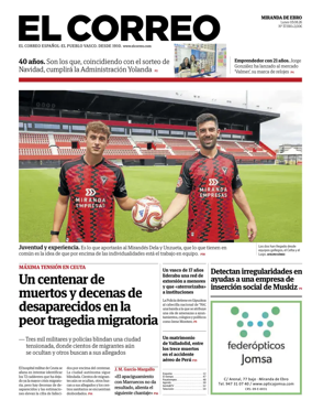 Cover of El Correo (Miranda de Ebro)