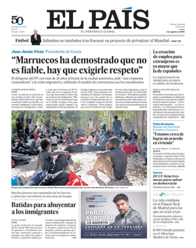 Cover of El Pais (Galicia)