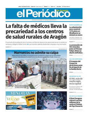 Cover of El Periodico Aragon