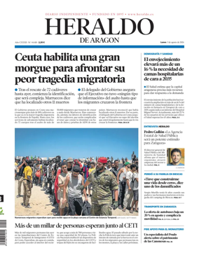 Cover of Heraldo de Aragon