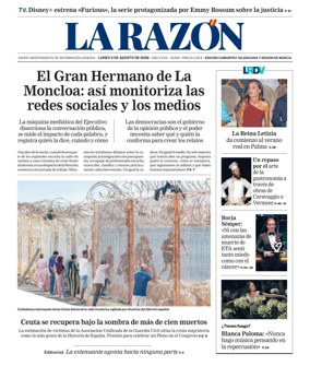 Cover of La Razon (Levante)